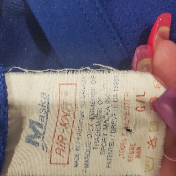 Vintage Maple Leafs Jersey - Sz Large - Picture 5 of 6